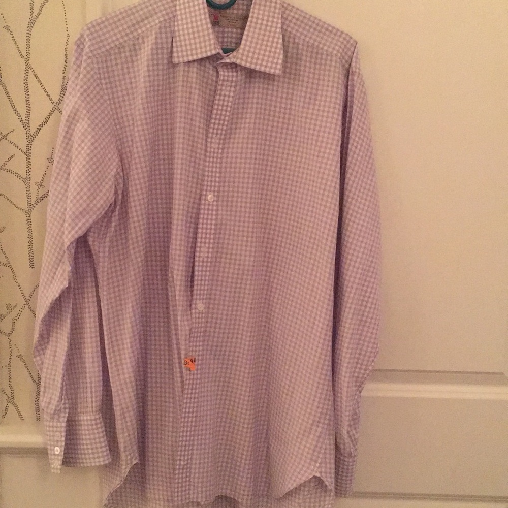 Turnbull and asser button cuff dress shirt